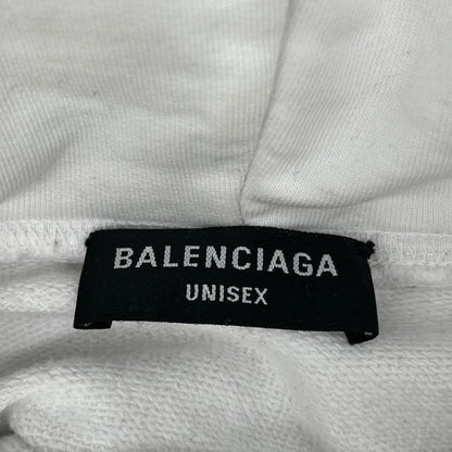 BALENCIAGA 巴黎世家 674988 白色套头连帽衫 上衣