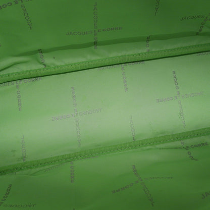 JacquesleCorre Jacques le Corre Stripe Rispond Canvas Leather Handbag Women's Green x White Handbag