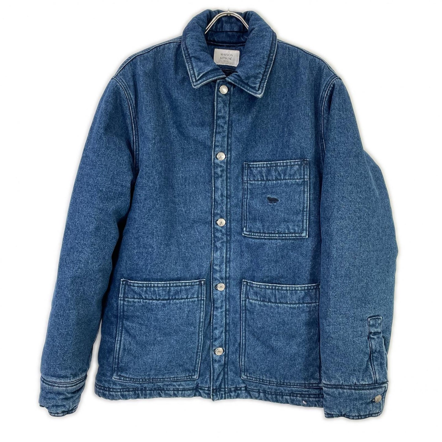 MAISON KITSUNE メゾンキツネ NM02119WW5023 インディゴ PADDED WORKWEAR JACKET パテッドデニムワークジャケット ジャケット