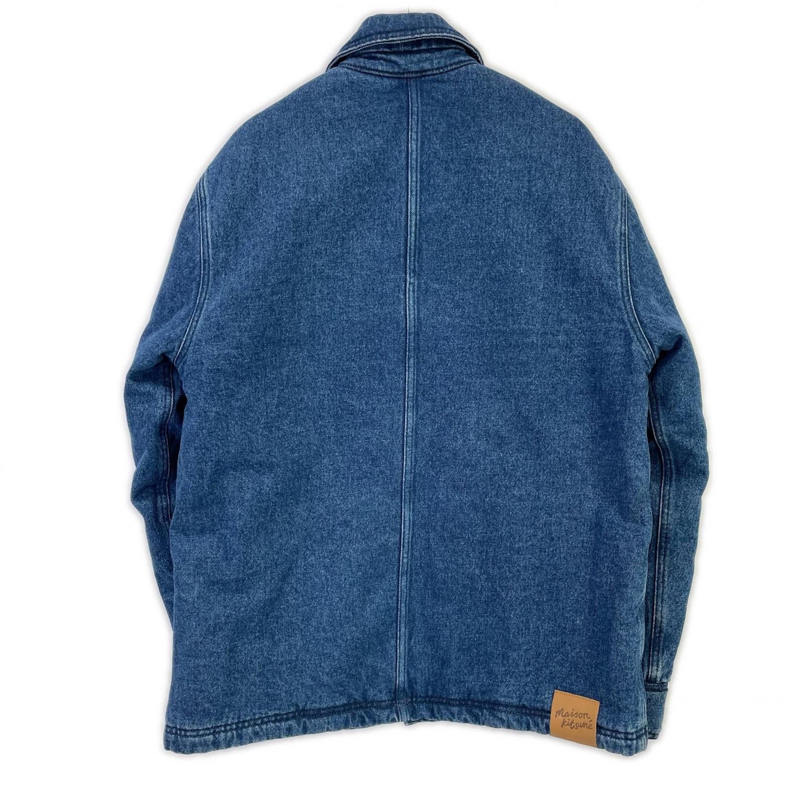 MAISON KITSUNE メゾンキツネ NM02119WW5023 インディゴ PADDED WORKWEAR JACKET パテッドデニムワークジャケット ジャケット
