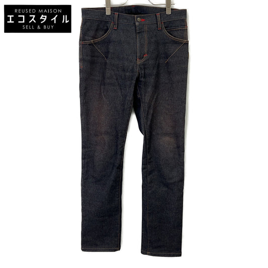 KUSHITANI K-1329 BLACK EXPAND WIND CUT DENIM Bottoms 32 Men's