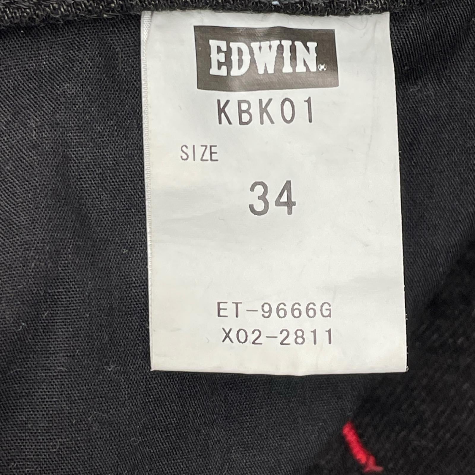EDWIN エドウィン ×クシタニ KBK01 ブラック パンツ ボトムス