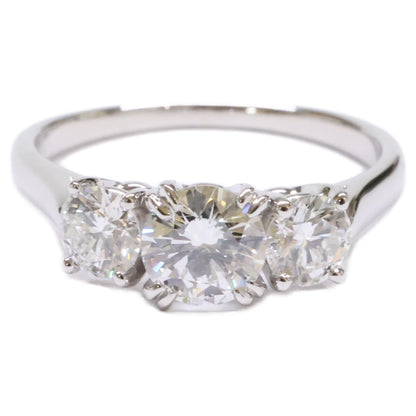 HARRY WINSTON ハリーウィンストン 仕上げ済み Pt950 0.52ctスリーダイヤモンド リング 指輪