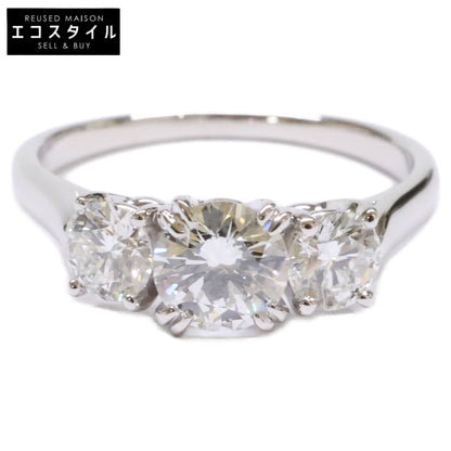 HARRY WINSTON ハリーウィンストン 仕上げ済み Pt950 0.52ctスリーダイヤモンド リング 指輪