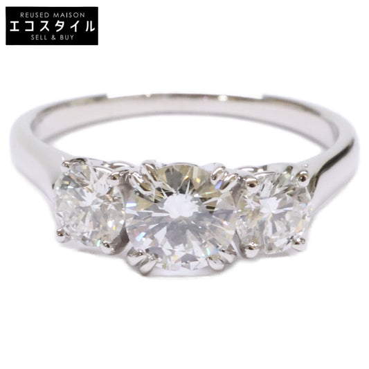 HARRY WINSTON ハリーウィンストン 仕上げ済み Pt950 0.52ctスリーダイヤモンド リング 指輪