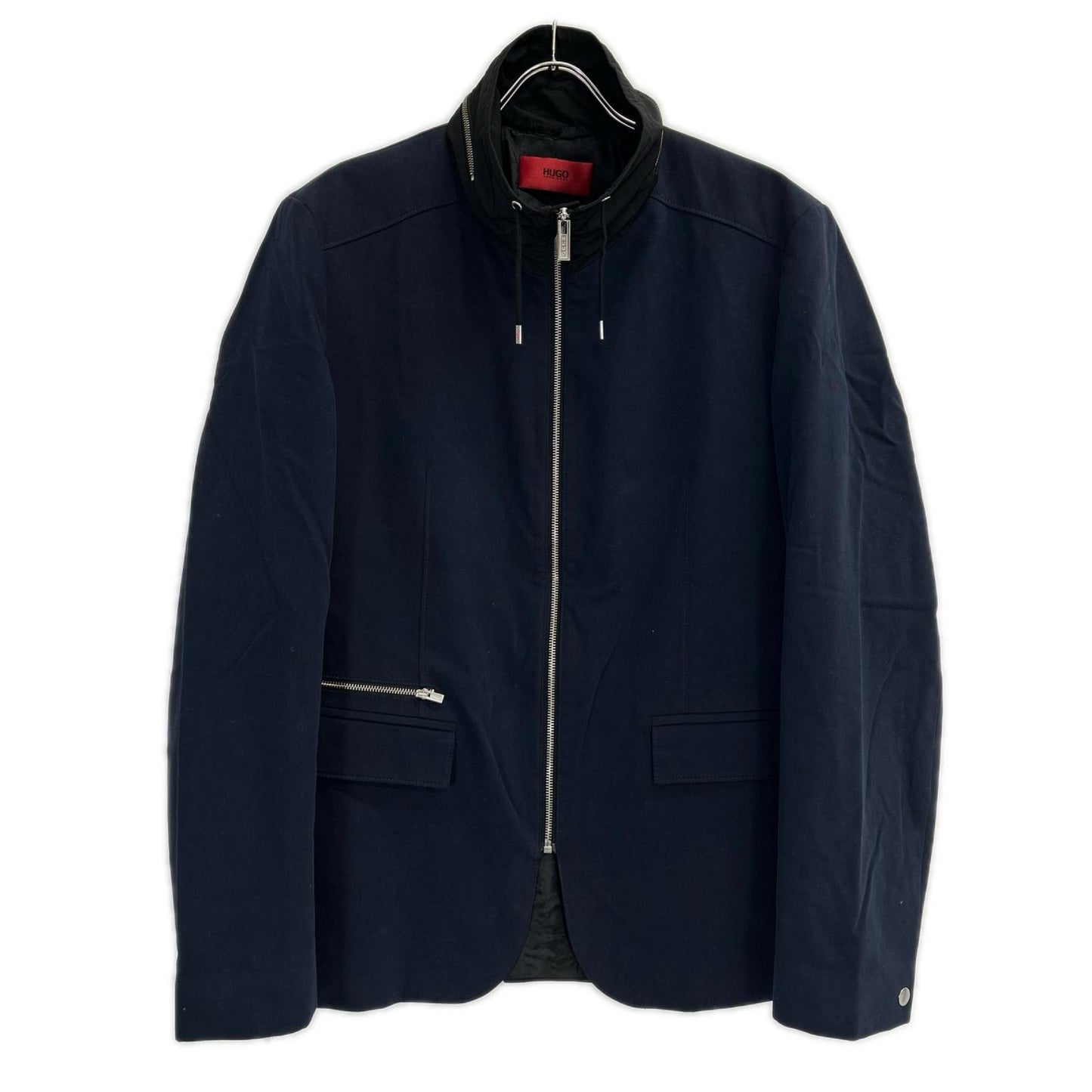 HUGOBOSS ヒューゴボス 10137597 ネイビー ジップアップコート ジャケット