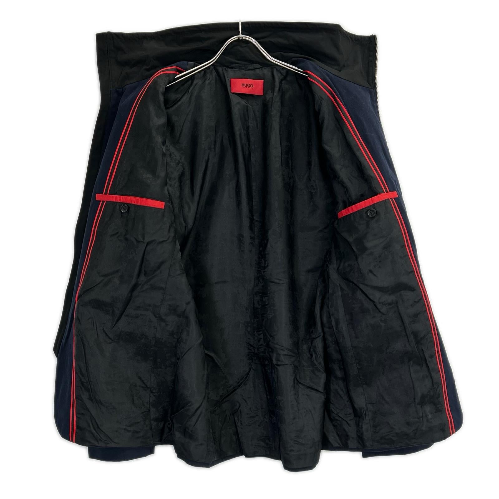 HUGOBOSS ヒューゴボス 10137597 ネイビー ジップアップコート ジャケット