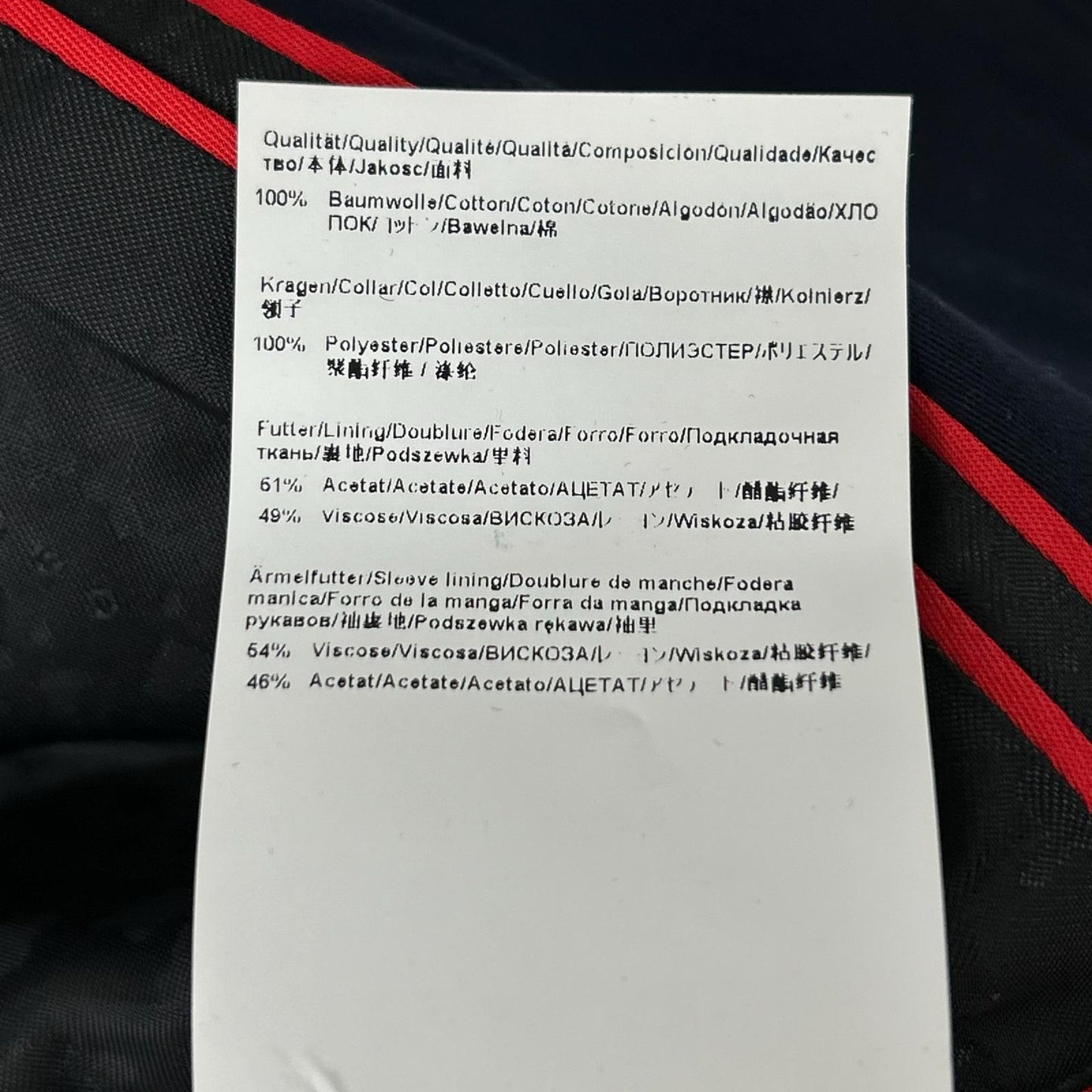 HUGOBOSS ヒューゴボス 10137597 ネイビー ジップアップコート ジャケット