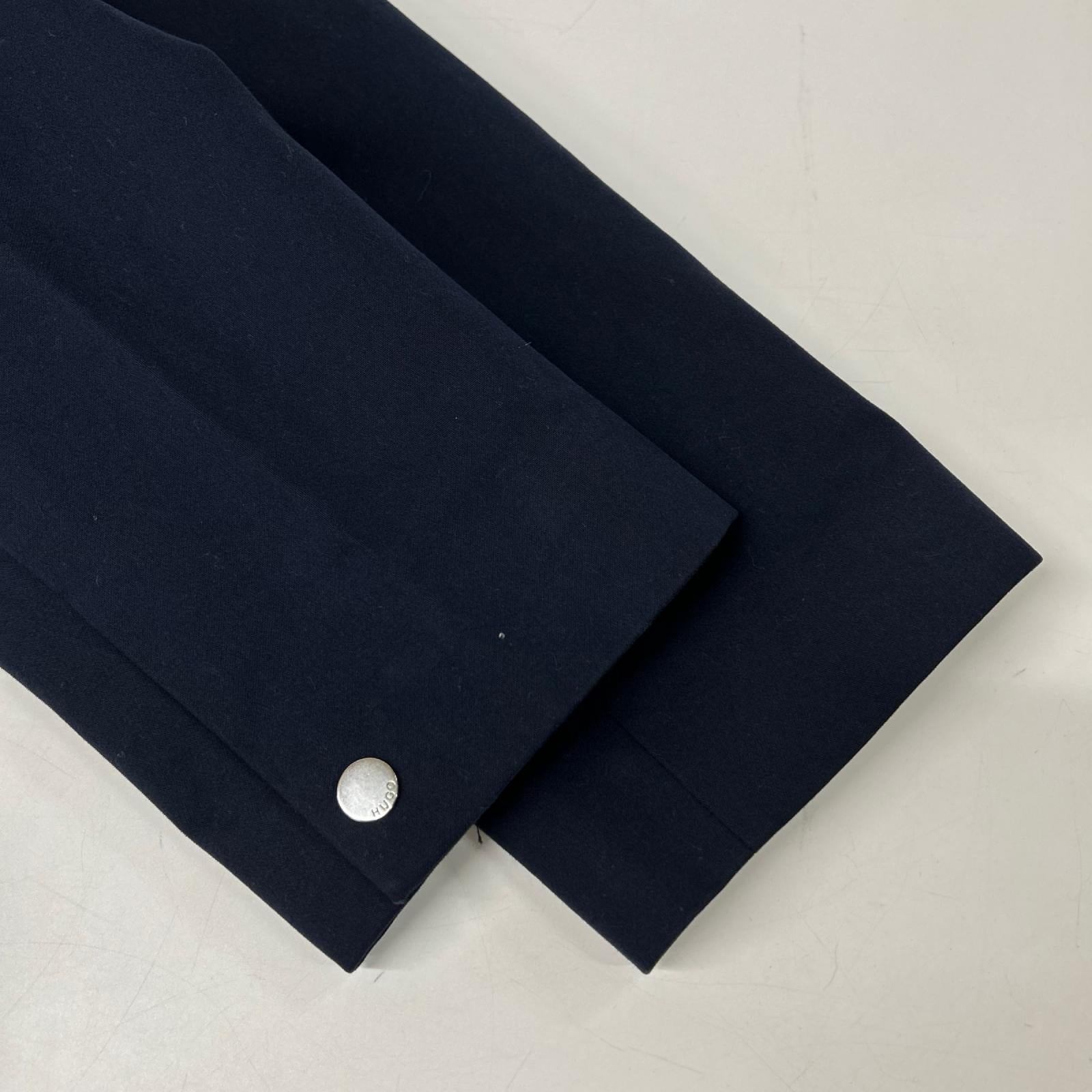 HUGOBOSS ヒューゴボス 10137597 ネイビー ジップアップコート ジャケット