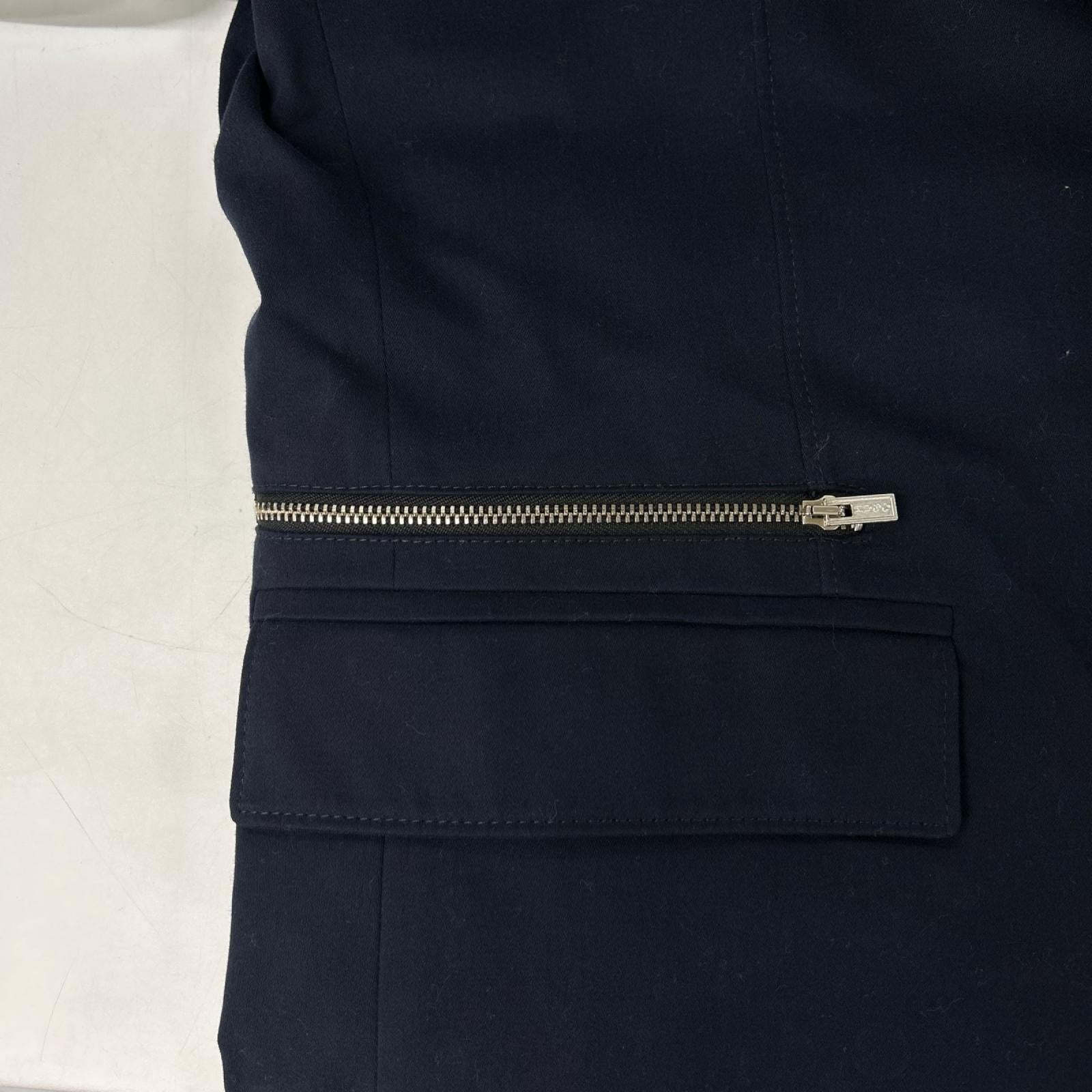 HUGOBOSS ヒューゴボス 10137597 ネイビー ジップアップコート ジャケット