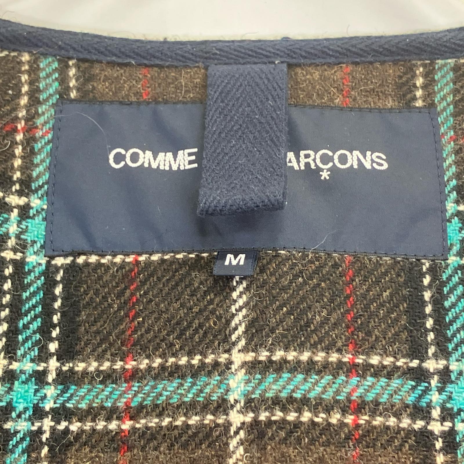 COMMEdesGARCONS HOMME 川久保玲 HOMME 男士系列 HL-C002 AD2013 牛角扣大衣