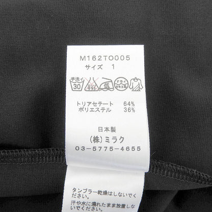 Excellent condition short-sleeved dress, women's, black, 1 (M162T0005), dress, 1, women's