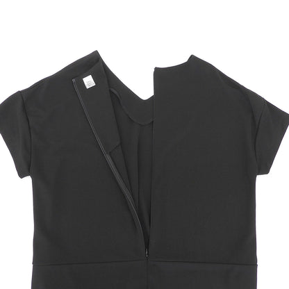 Excellent condition short-sleeved dress, women's, black, 1 (M162T0005), dress, 1, women's