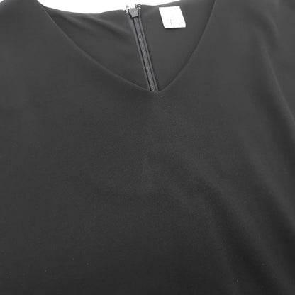 Excellent condition short-sleeved dress, women's, black, 1 (M162T0005), dress, 1, women's