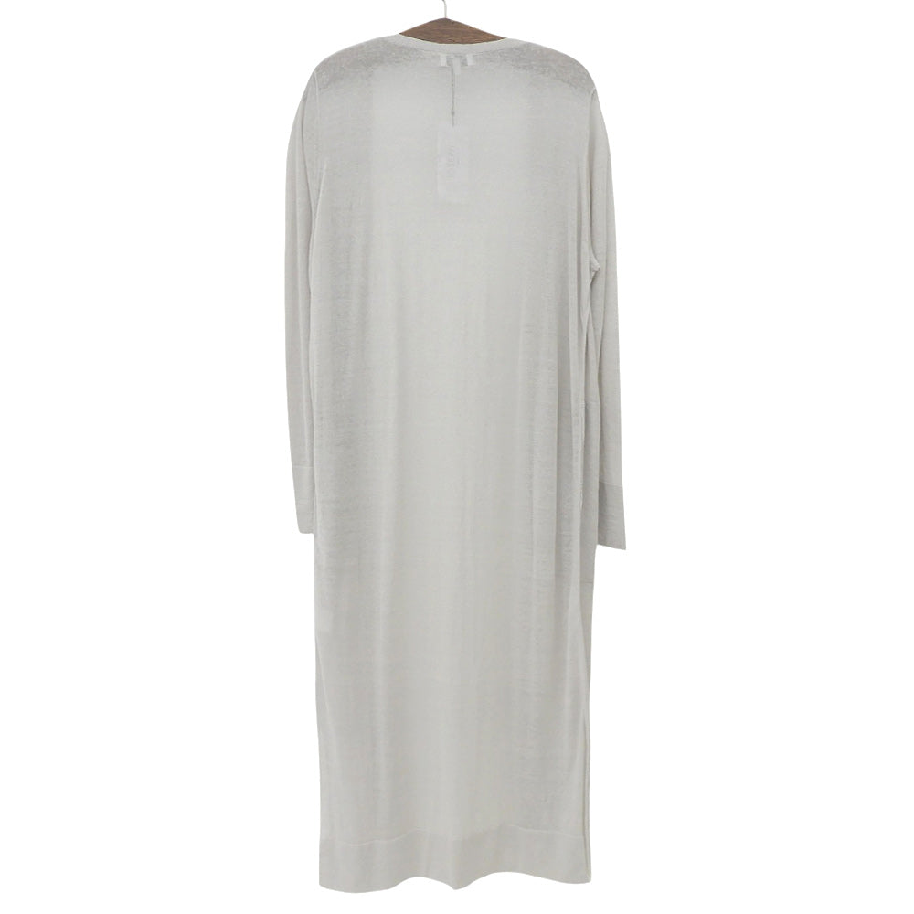 Like New Long Cardigan Linen Top Women's Light Gray M 6908982 Top M Women's