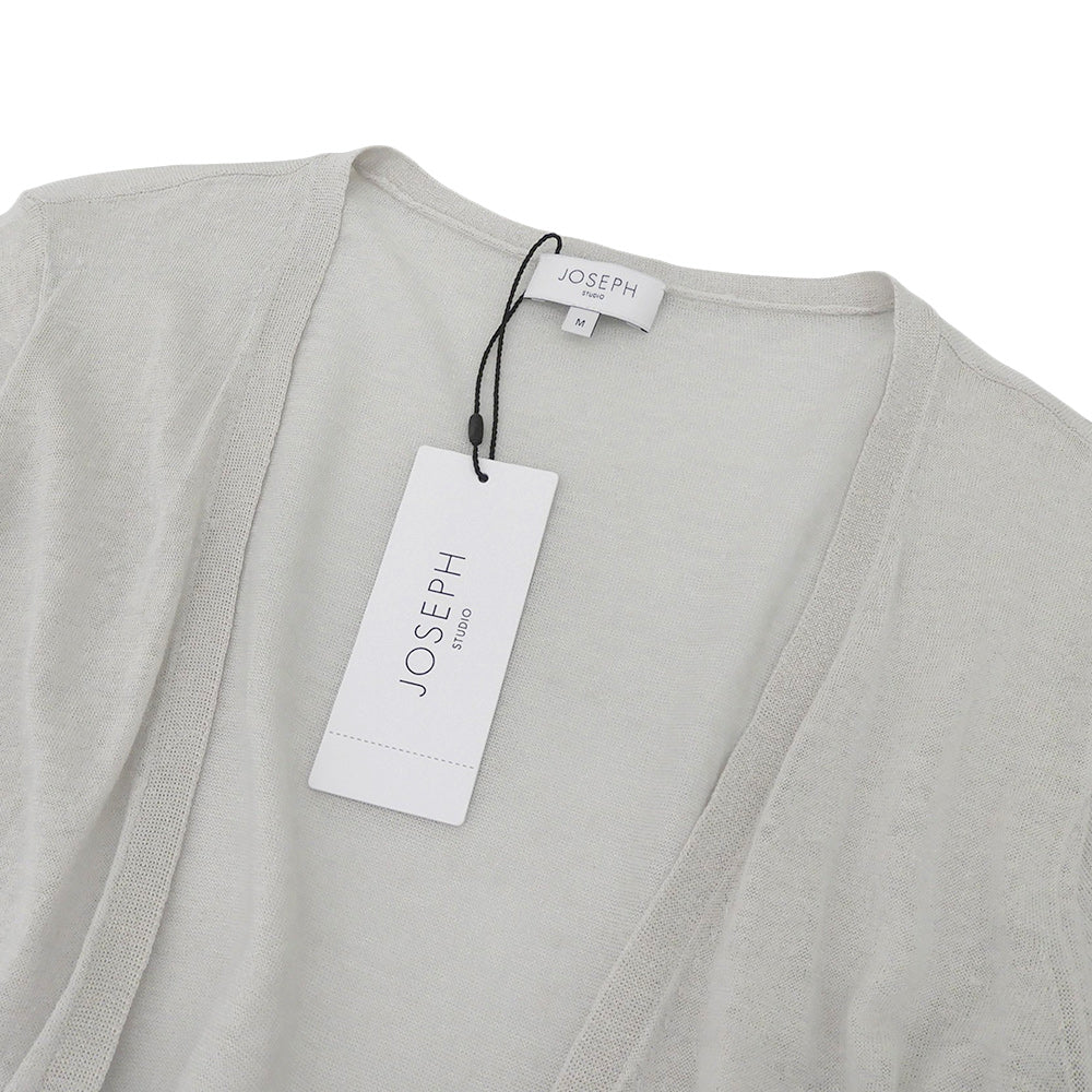 Like New Long Cardigan Linen Top Women's Light Gray M 6908982 Top M Women's