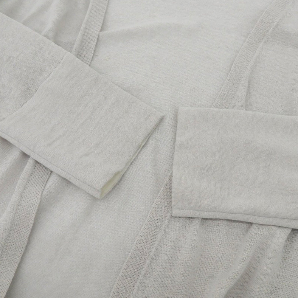 Like New Long Cardigan Linen Top Women's Light Gray M 6908982 Top M Women's