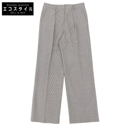 INCOTEX INCOTEX excellent-condition wool houndstooth slacks pants women's white black 40 J1192 pants