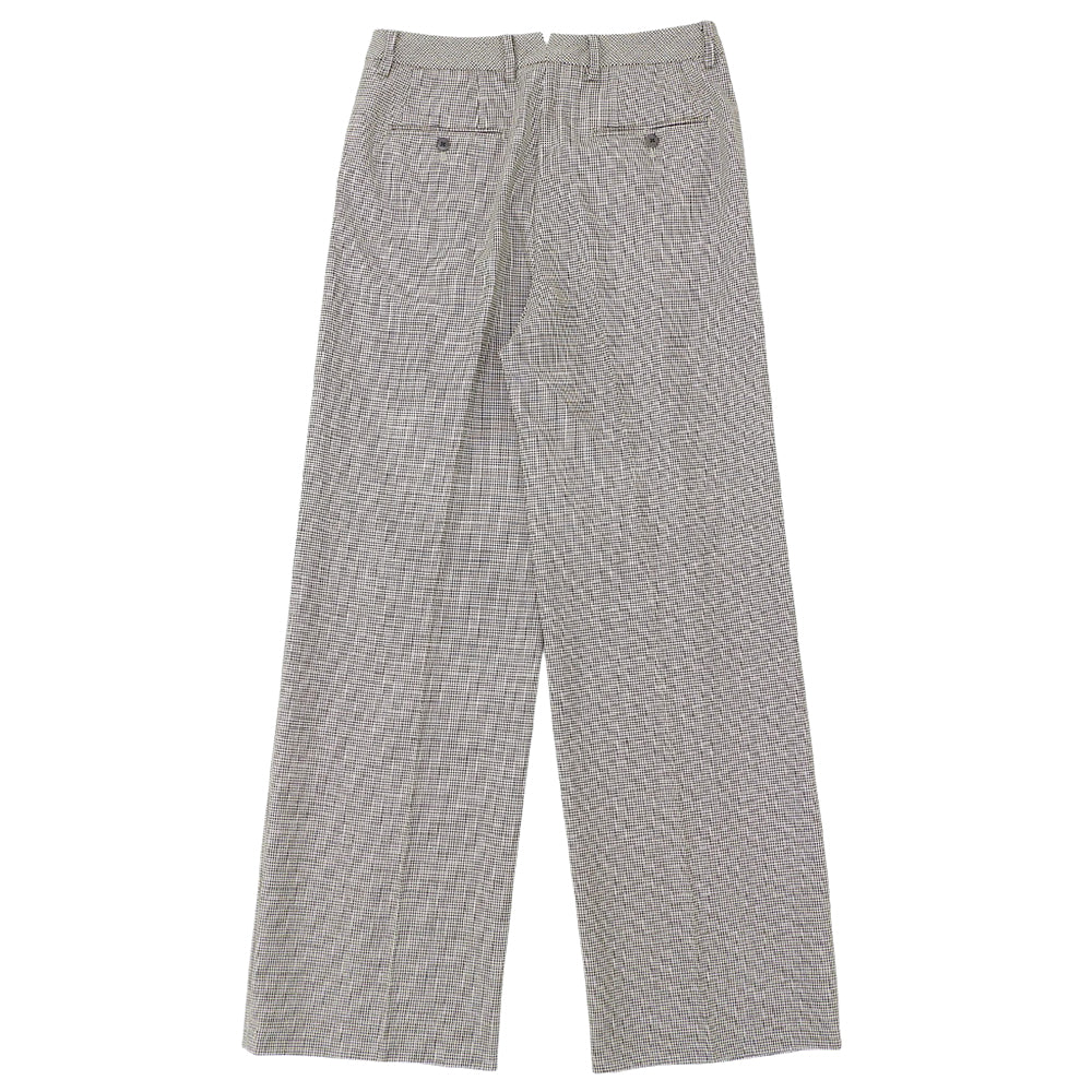INCOTEX INCOTEX excellent-condition wool houndstooth slacks pants women's white black 40 J1192 pants
