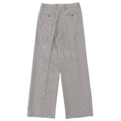 INCOTEX INCOTEX excellent-condition wool houndstooth slacks pants women's white black 40 J1192 pants