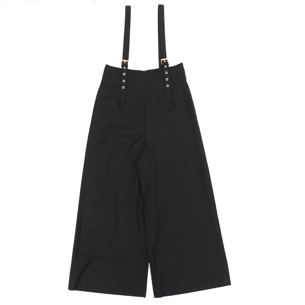 High-Waisted Women's Black Jumpsuit 36 55R80-822-09 Overalls All-in-one 36 Women's