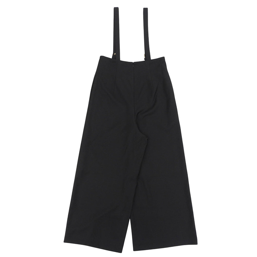 High-Waisted Women's Black Jumpsuit 36 55R80-822-09 Overalls All-in-one 36 Women's