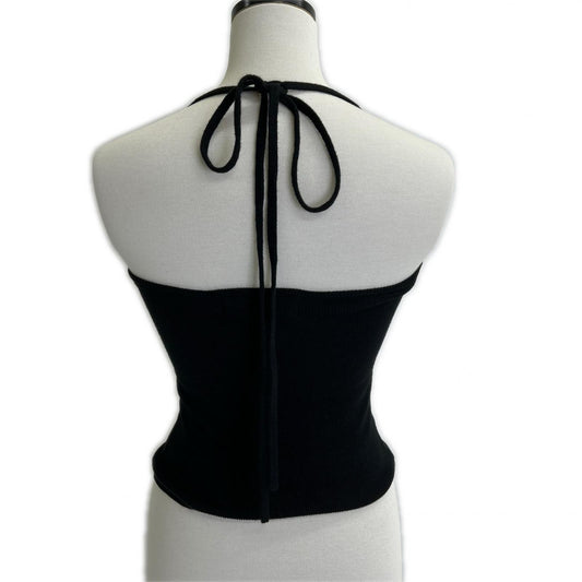 EXTREME CASHMERE エクストリームカシミヤ 24年 ブラック ウール混 Camisole ホルターネックキャミソール トップス