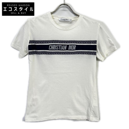 Christian Dior クリスチャンディオール 【国内正規】143T04A4043 シグネチャーバンドロゴTシャツ トップス