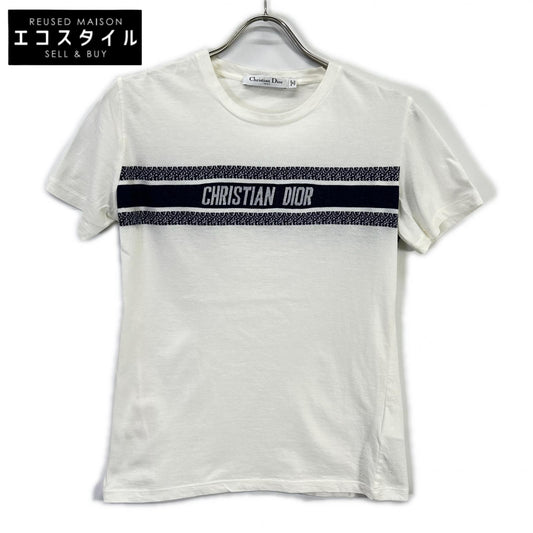Christian Dior 【Domestic Regular】143T04A4043 Signature Band Logo T-shirt Tops