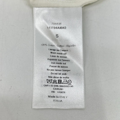 Christian Dior クリスチャンディオール 【国内正規】143T04A4043 シグネチャーバンドロゴTシャツ トップス