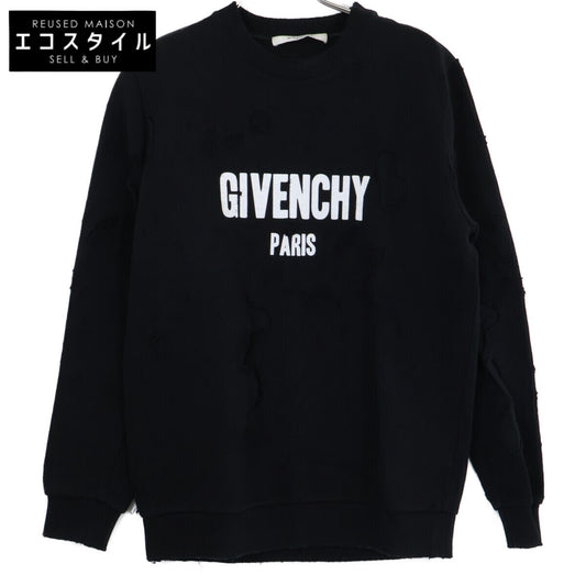 GIVENCHY 纪梵希 【国内正品】17秋冬 BM70393Y0S Logo印花破坏风格卫衣/上衣