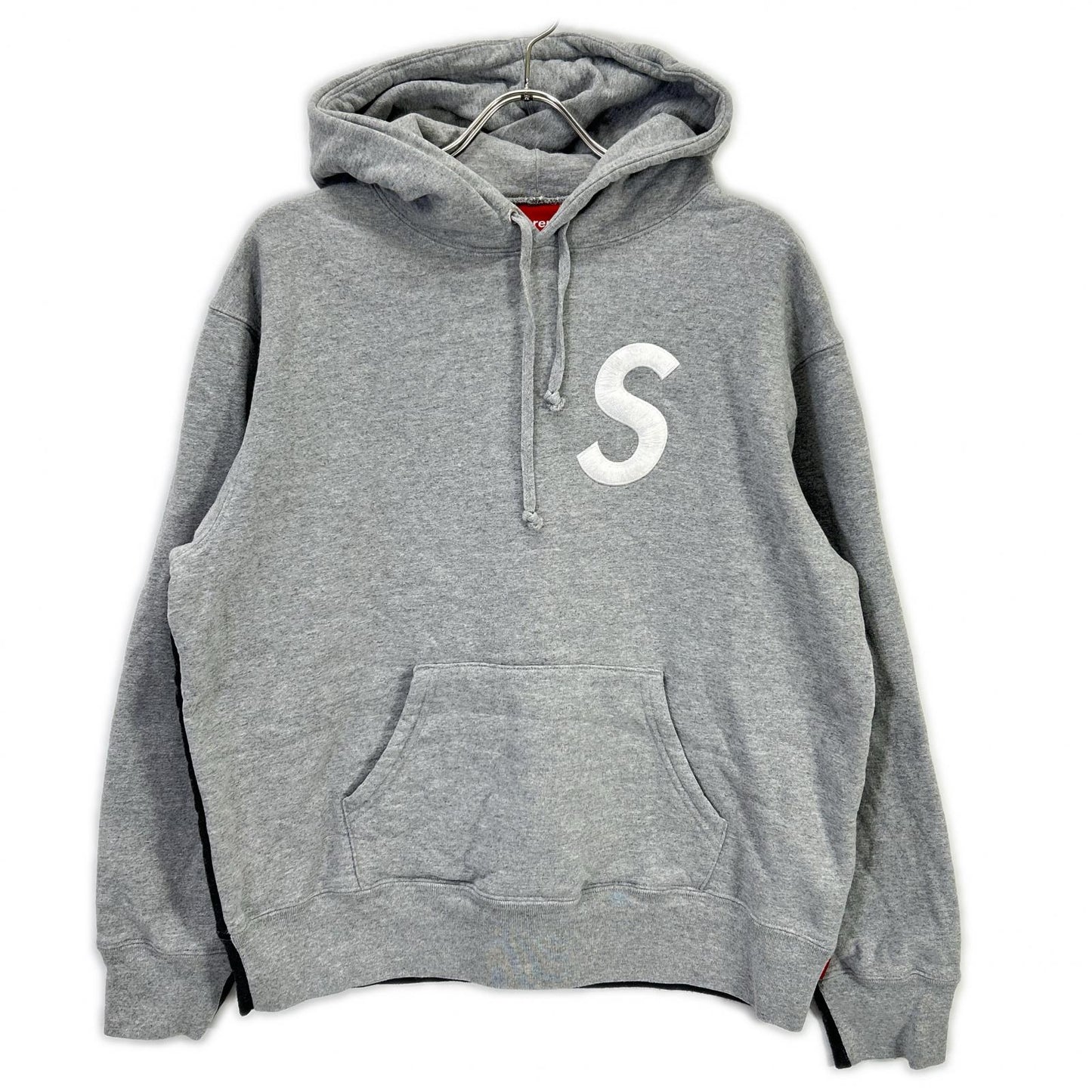 Supreme シュプリーム 21AW グレー S Logo Split Hooded Sweatshirt トップス