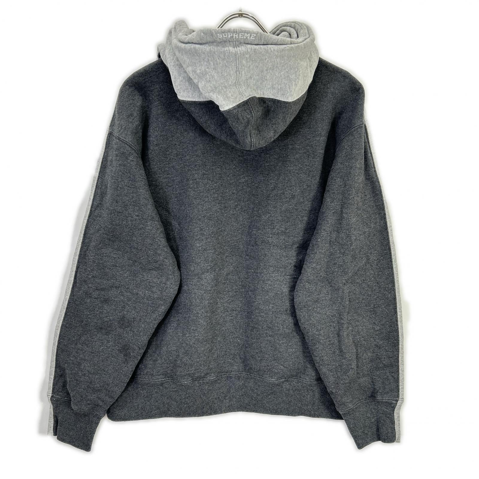 Supreme シュプリーム 21AW グレー S Logo Split Hooded Sweatshirt トップス