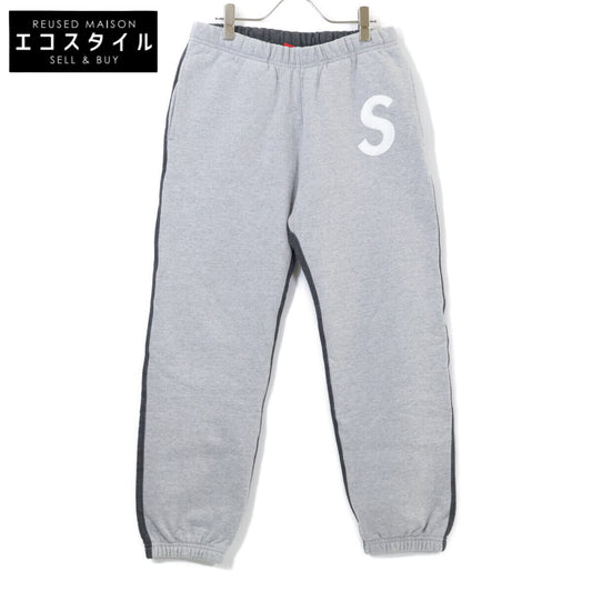 Supreme シュプリーム 【美品/国内正品】21AW S Logo Split Sweatpant S徽标拼接运动裤 裤装