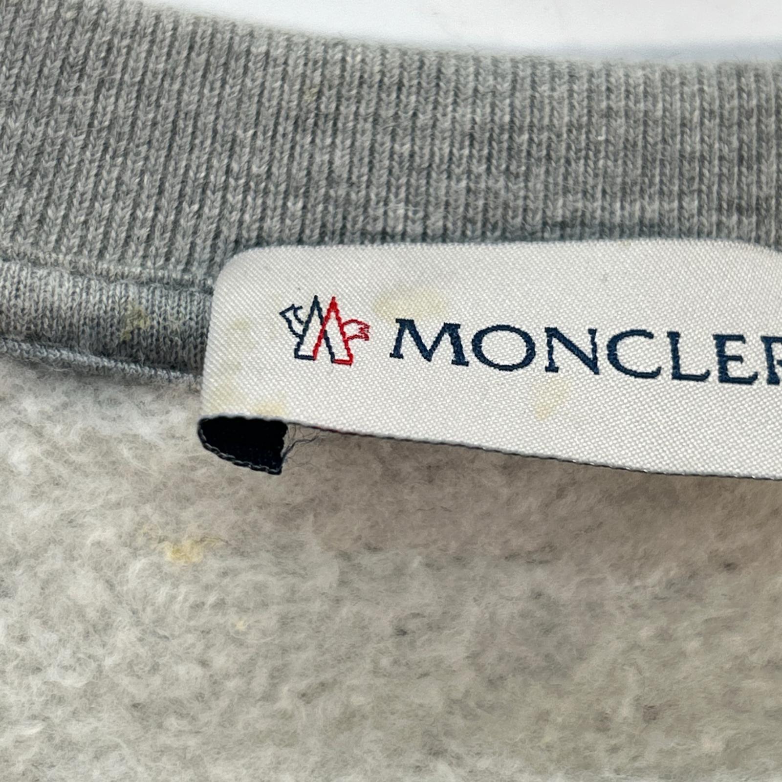 MONCLER 盟可睐 灰色 三色条纹 952 运动衫 上衣