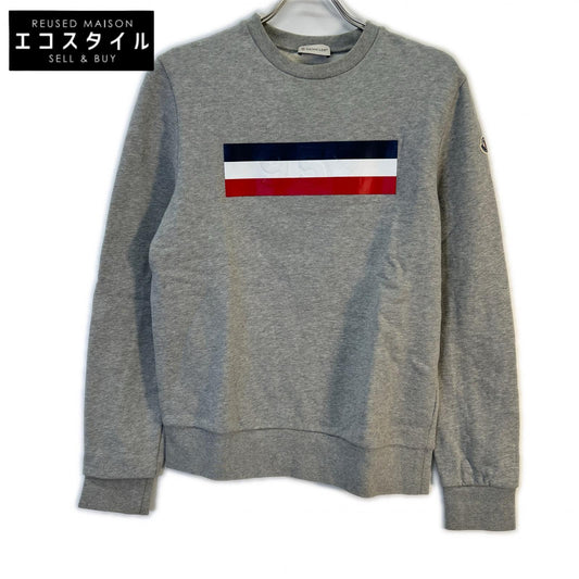 MONCLER Gray Tricolor 952 Sweatshirt Top