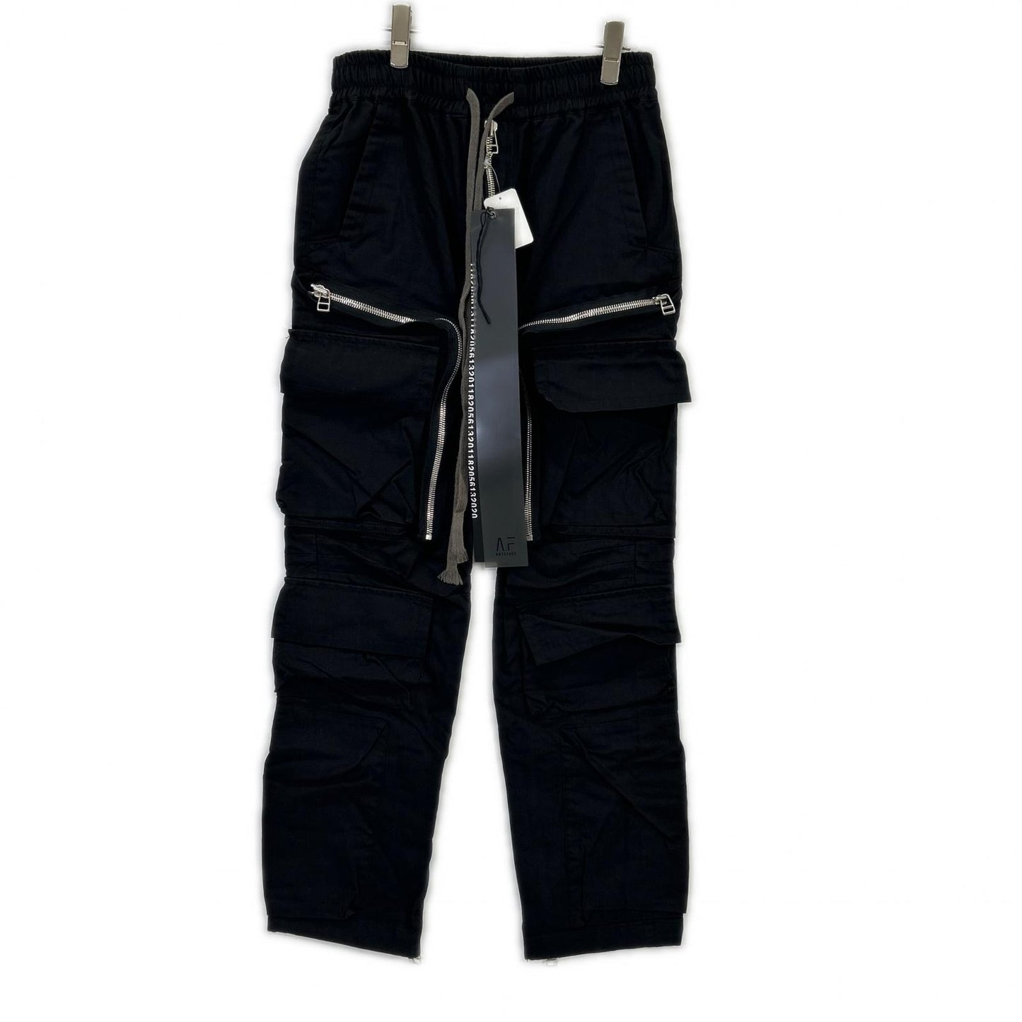 A.F ARTEFACT エーエフアーティファクト ag-6043 ブラック パンツ ZIP CARGO POCKET PANTS ボトムス