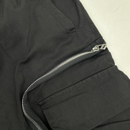 A.F ARTEFACT エーエフアーティファクト ag-6043 ブラック パンツ ZIP CARGO POCKET PANTS ボトムス