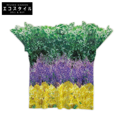 PLEATS PLEASE ISSEY MIYAKE [Excellent Condition] PP13FK332 All-Over Print Short-Sleeve Top