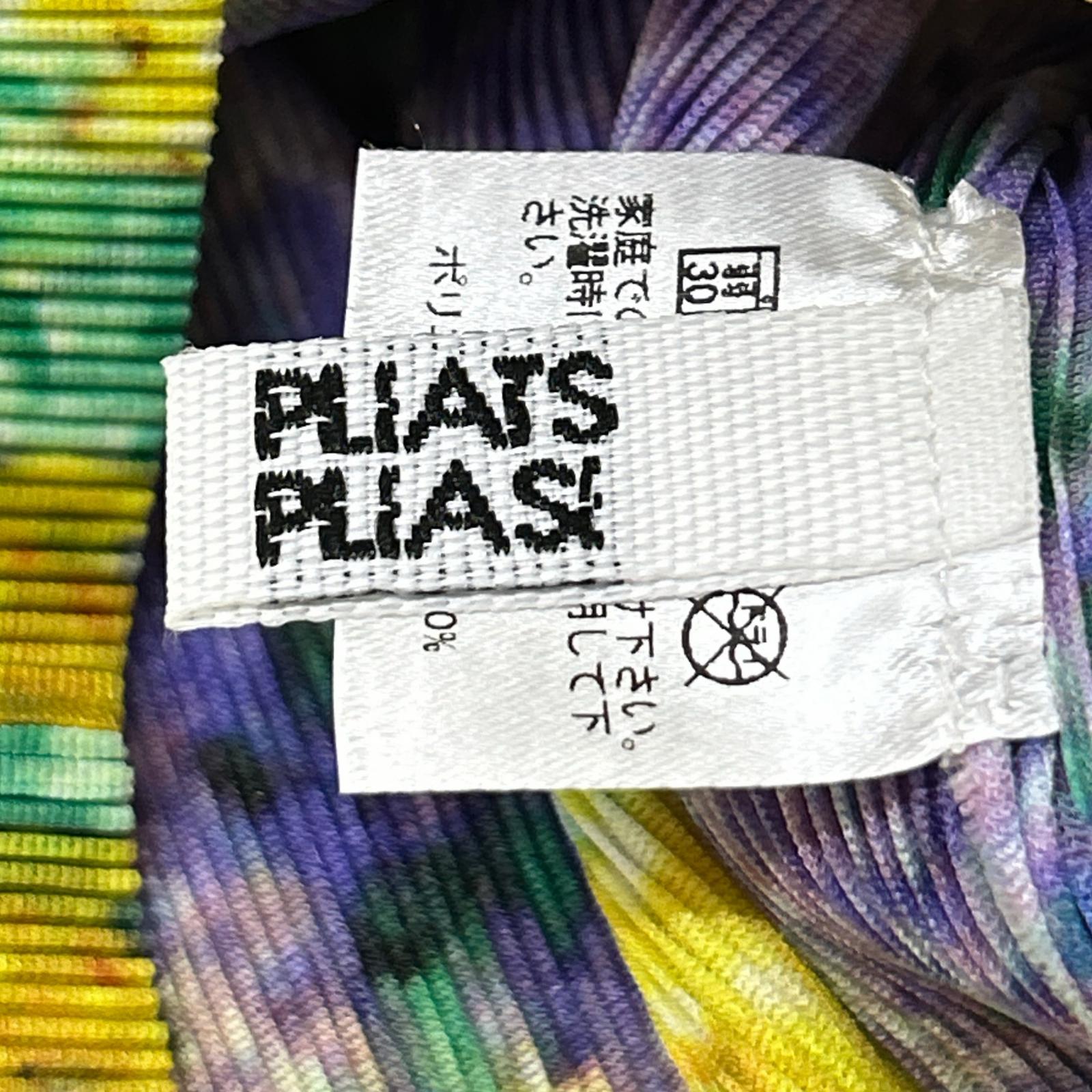 PLEATS PLEASE ISSEY MIYAKE [Excellent Condition] PP13FK332 All-Over Print Short-Sleeve Top
