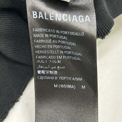 BALENCIAGA バレンシアガ 【国内正規/23年製】742603 TOVN7 BBプリント ダメージ加工 プルオーバー パーカー トップス