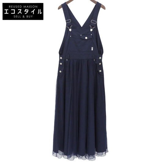 Tulle Jumper Skirt Dress, Women's, Navy, Size 38, Product No. 824509, Dress, Size 38, Women's