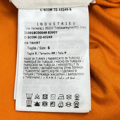 22 years ORANGE T-shirt Tops S Men's