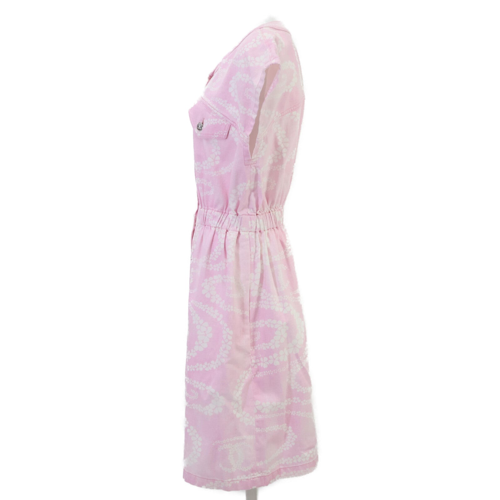 CHANEL シャネル 国内正規 P78614V71309 25SS ココビーチ デニム ワンピース