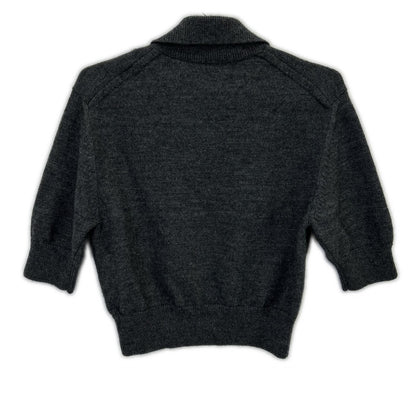 GIVENCHY ジバンシィ BWL0094ZSM 26SS グレー PARIS 1952 ウール ポロシャツ トップス