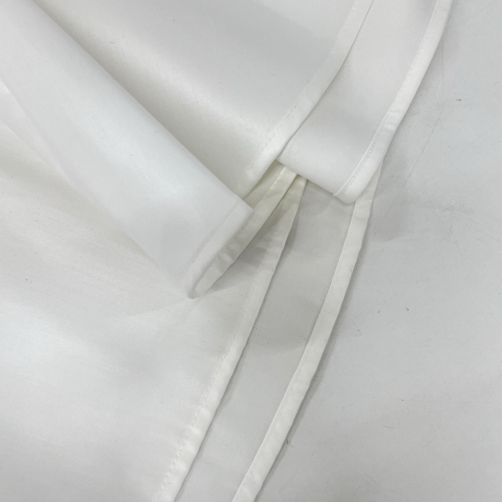 HERMES 96-7304 White Cotton Mermaid Skirt