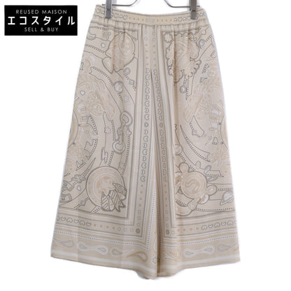 HERMES 爱马仕 近乎全新 国内专柜 5H0439DJ 25AW Candy Libris Bandana 糖果书页方巾 真丝短裤 下装