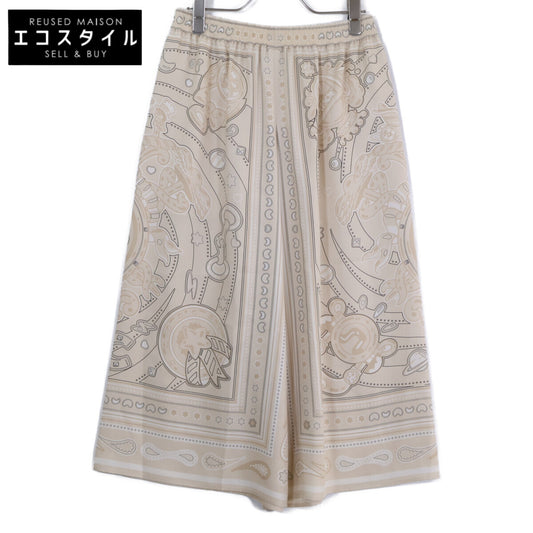 HERMES エルメス 新品同様 国内正規 5H0439DJ 25AW Candy Libris Bandana キャンディー リブリス バンダナ シルク ショートパンツ ボトムス