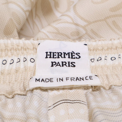 HERMES 爱马仕 近乎全新 国内专柜 5H0439DJ 25AW Candy Libris Bandana 糖果书页方巾 真丝短裤 下装