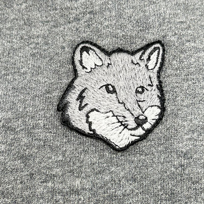 MAISON KITSUNE メゾンキツネ LM00705KM0001 ダークグレー フォックスヘッド SWEATSHIRTS パーカー トップス